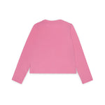 Diesel Kids T shirt Manica Lunga Fucsia con Oval D per Bambine