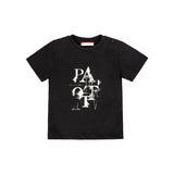 Cesare Paciotti T-shirt Nera con Stampa Logo per Neonati