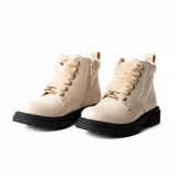 Elisabetta Franchi La Mia Bambina Anfibi Panna per Bambine