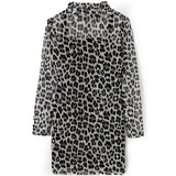 Twinset Kids Abito in Tulle Animalier per Bambine