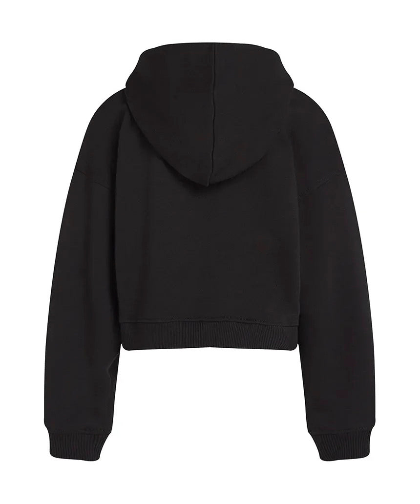 Calvin Klein Kids Felpa Nera con Cappuccio per Bambini