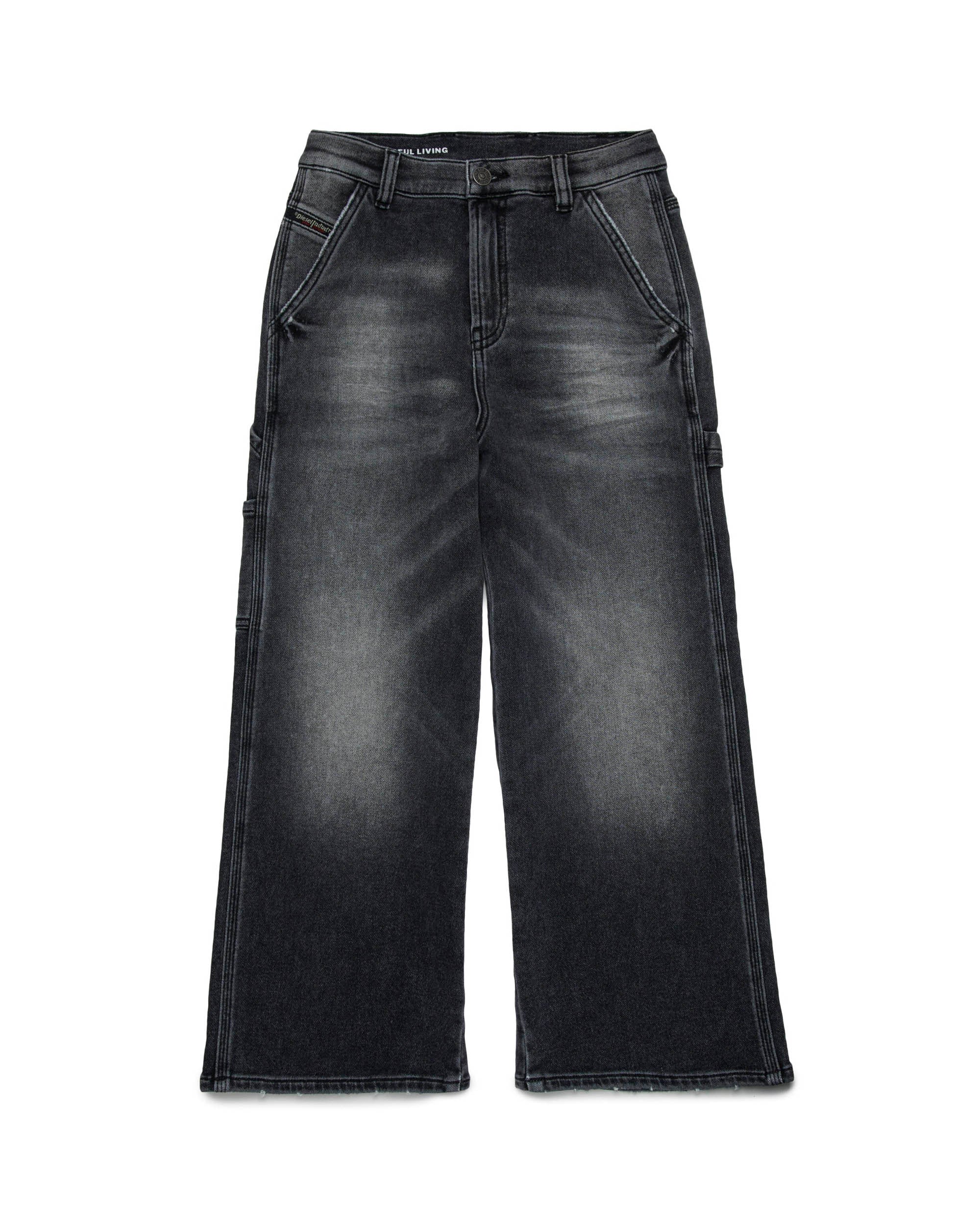 Diesel Kids JoggJeans® Nero Relaxed D-Argjx Work per Bambini