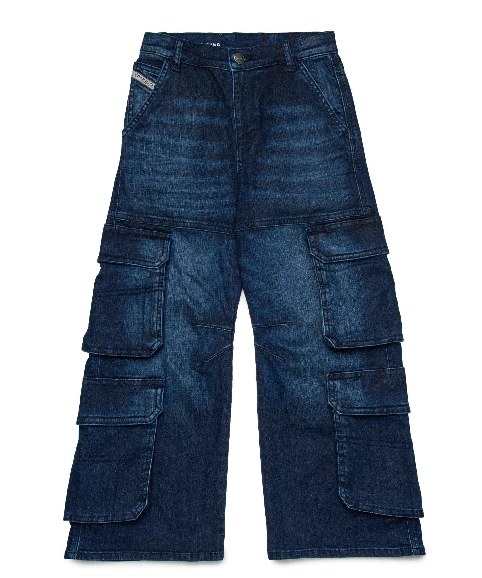 Diesel Kids Jeans Denim Cargo D-Argjx per Bambini