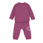 Diesel Kids Felpa con Pantaloni Viola per Neonate