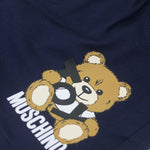 Moschino Kids Shorts Blu Navy con Stampa Toy per Neonati