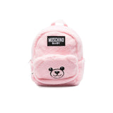 Moschino Kids Zainetto Rosa Teddy per Neonate