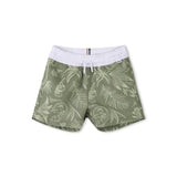 Boss Kids Costume Boxer Verde per Neonati
