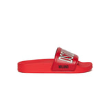 Dsquared2 Kids Ciabatta Rossa con Logo per Bambini