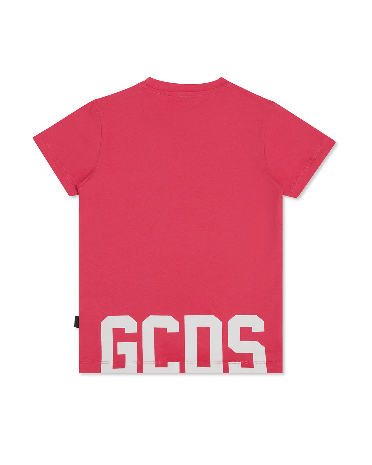 Gcds Kids T-Shirt Fuxia con Logo per Bambine