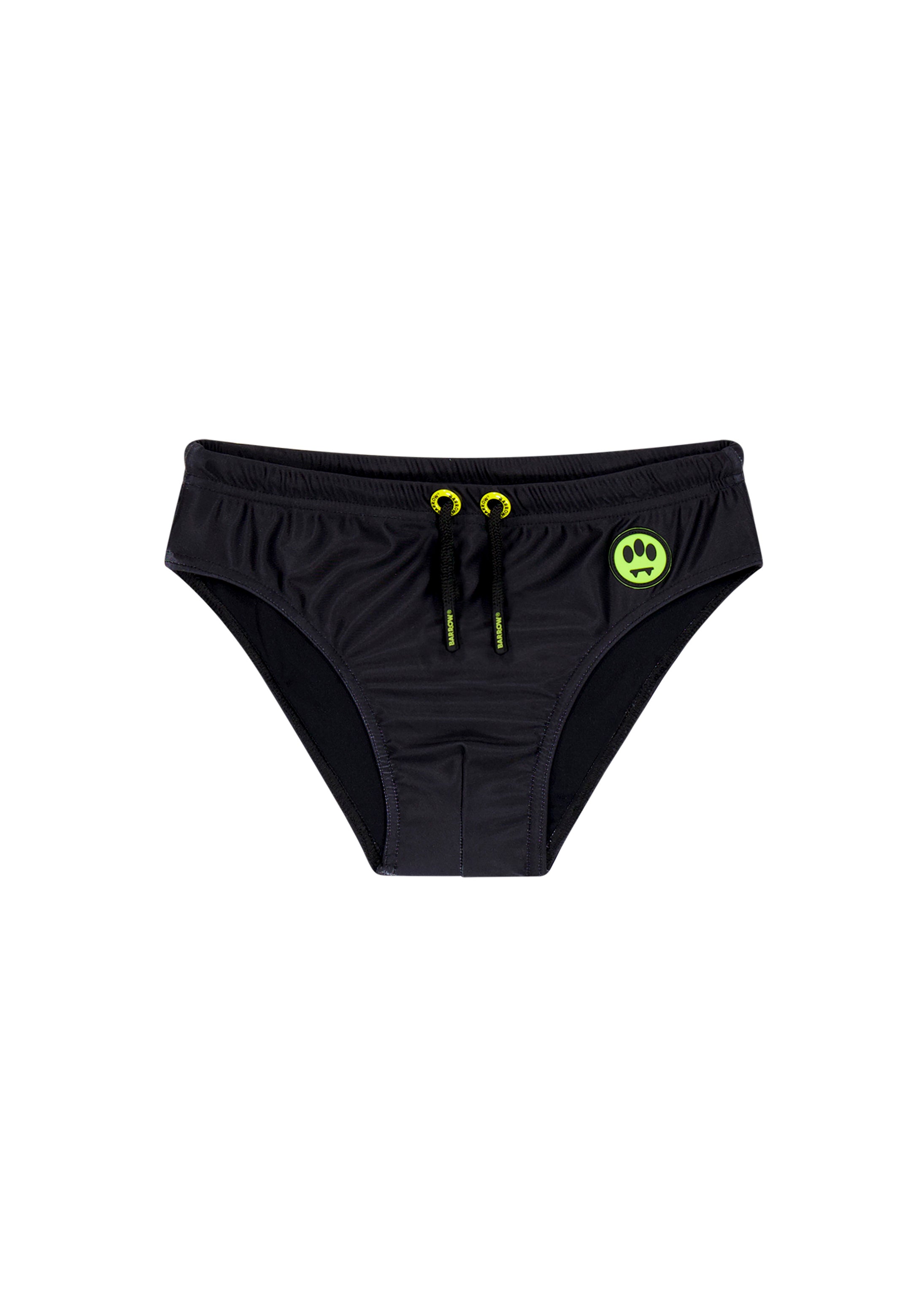 Barrow Kids Costume Slip Nero con Smile per Bambini