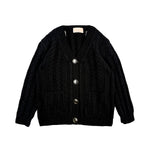 Elisabetta Franchi La mia Bambina Cardigan Nero per Neonate