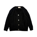Elisabetta Franchi La mia Bambina Cardigan Nero per Neonate