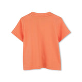 Boss Kids T-shirt Arancione con Logo per Neonati (retro)