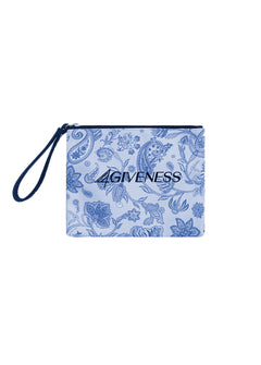4Giveness Antibes Patterned Clutch Bag Blue for Girls