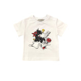 Iceberg Kids T-Shirt Bianca con Stampa Daffy Duck per Neonati