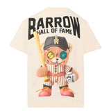 Barrow Kids T-Shirt Crema Stampa Teddy Retro per Bambini