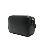 Twinset Kids Borsa a tracolla Nera con Logo Goffrato per Bambine