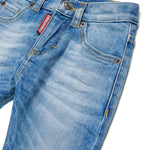 Dsquared2 Kids Jeans Slim Fit Denim per Neonati