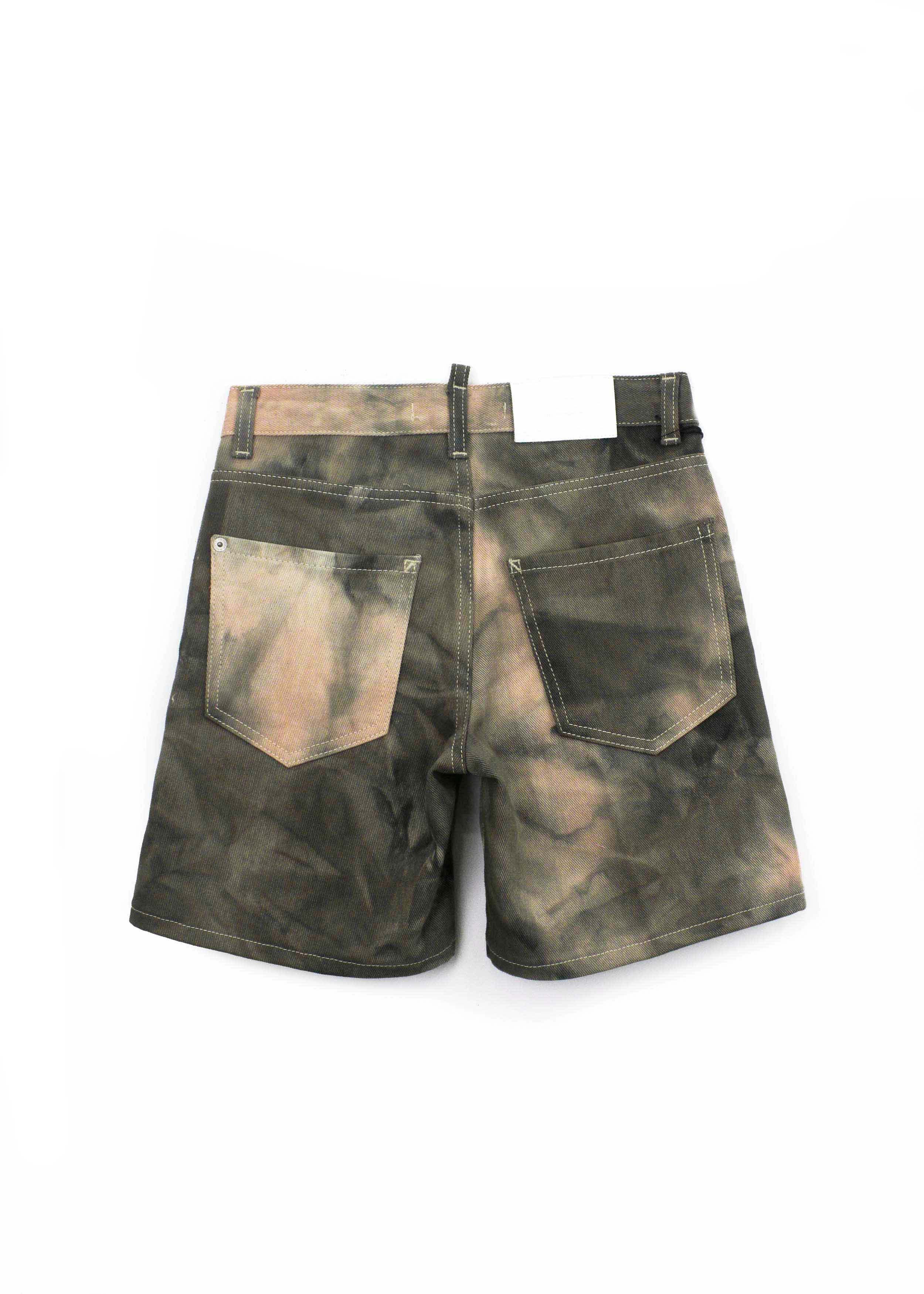 I'm Brian Bermuda Jeans Maltito Verde per Bambini