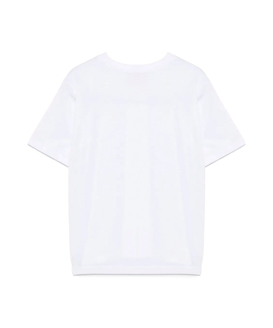 Yes London T-shirt Bianca con Patch per Bambini