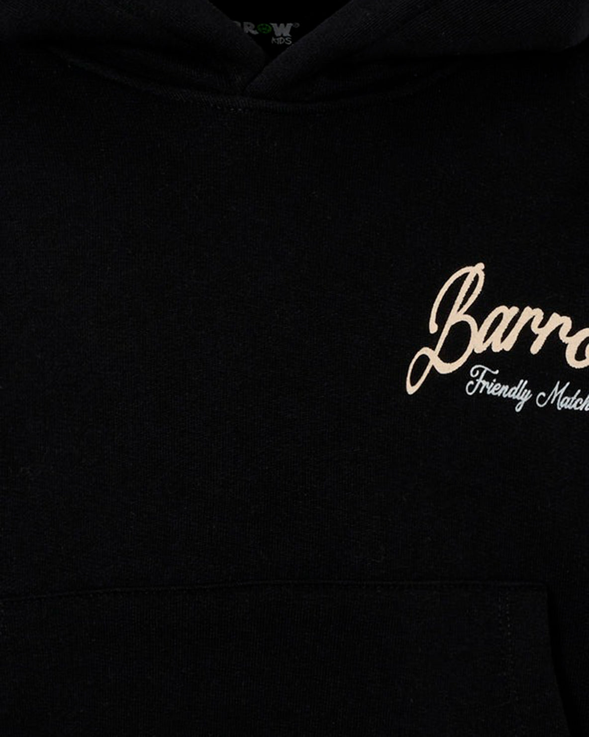 Barrow Kids Felpa Nera con Cappuccio per Bambini