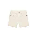 Diesel Kids Short in JoggJeans Panna per Neonati