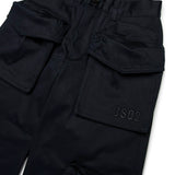 Dsquared2 Kids Pantaloni Cargo Neri per Bambini