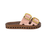 Sensi Kids Prestige Sandalo Cipria Doppia Fascia per Bambine (LATO)