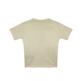 Yes London T-Shirt Bicolore con Striscia Centrale e Logo per Bambini
