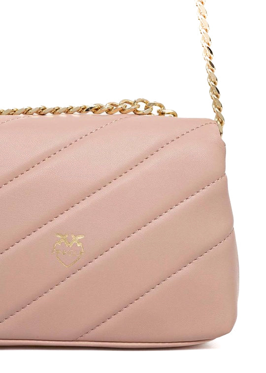Pinko Kids Borsa a Tracolla Rosa per Bambine (retro)