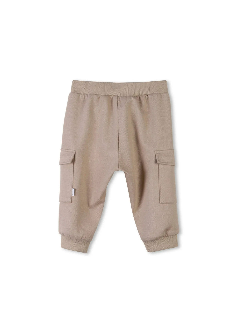 Boss Kids Pantaloni Beige con Tasconi per Neonati (retro)