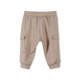 Boss Kids Pantaloni Beige con Tasconi per Neonati (retro)