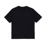 Diesel Kids T-Shirt Nera con Oval D per Bambine (retro)