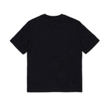 Diesel Kids T-Shirt Nera con Oval D per Bambine (retro)