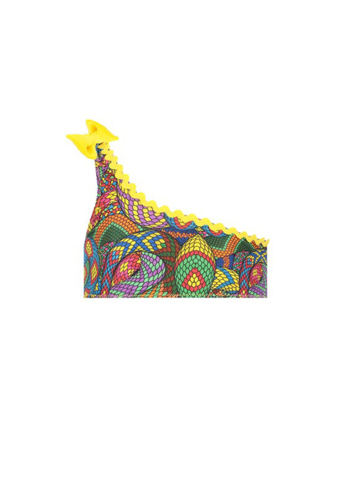 4Giveness Top Monospalla Snake Skin per Bambine