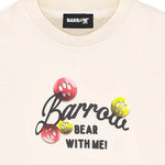 Barrow Kids T-Shirt con Stampa "Bear With Me" per Bambine