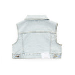 Vicolo Gilet Denim Blu per Bambine