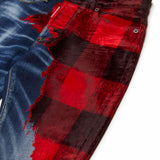 Dsquared2 Kids Jeans Denim a Quadri Bro Jeans per Bambini