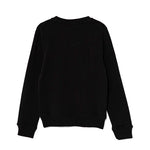 Calvin Klein Kids Felpa Girocollo Nera per Bambini