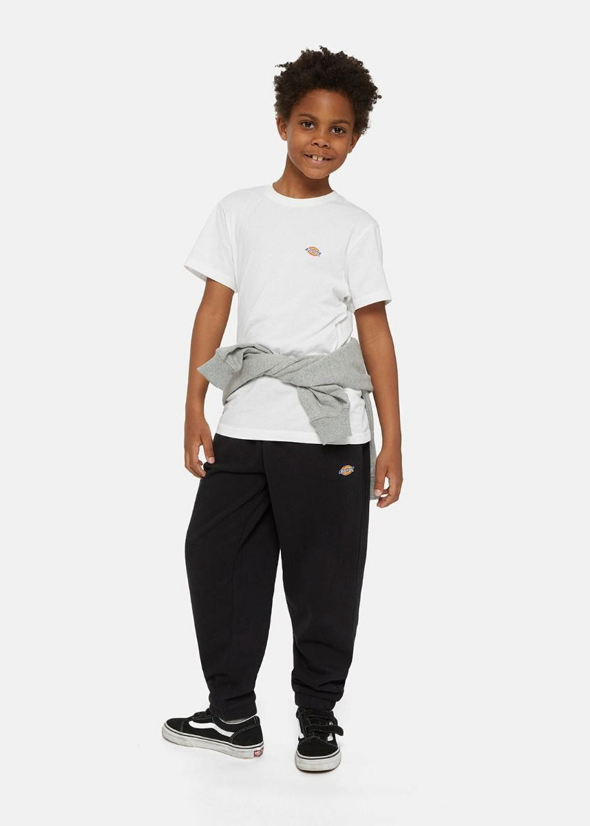 Dickies Kids Pantaloni Neri in Felpa con Micro Logo per Bambini