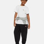 Dickies Kids Pantaloni Neri in Felpa con Micro Logo per Bambini