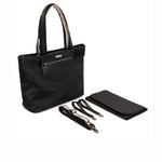 Boss Kids Borsa Mamma Nera con Fasciatoio per Neonati