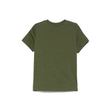 dsquared2 Kids T-shirt Verde con Stampa Logo per Neonati