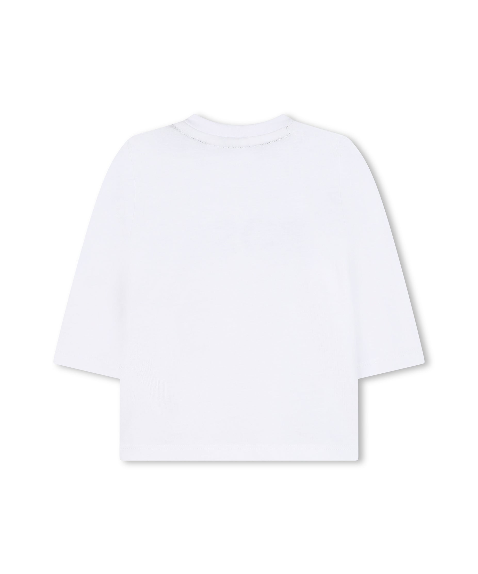 Boss Kids T-Shirt Bianca con Stampa Logo