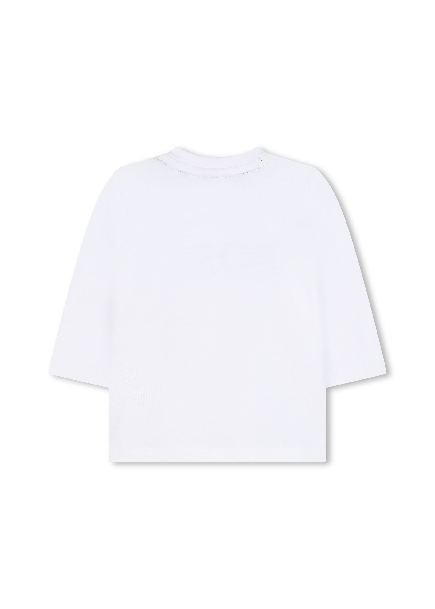 Boss Kids T-Shirt Bianca con Stampa Logo