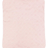 Elisabetta Franchi La Mia Bambina Coperta Rosa con Logo Geometrico per Neonate