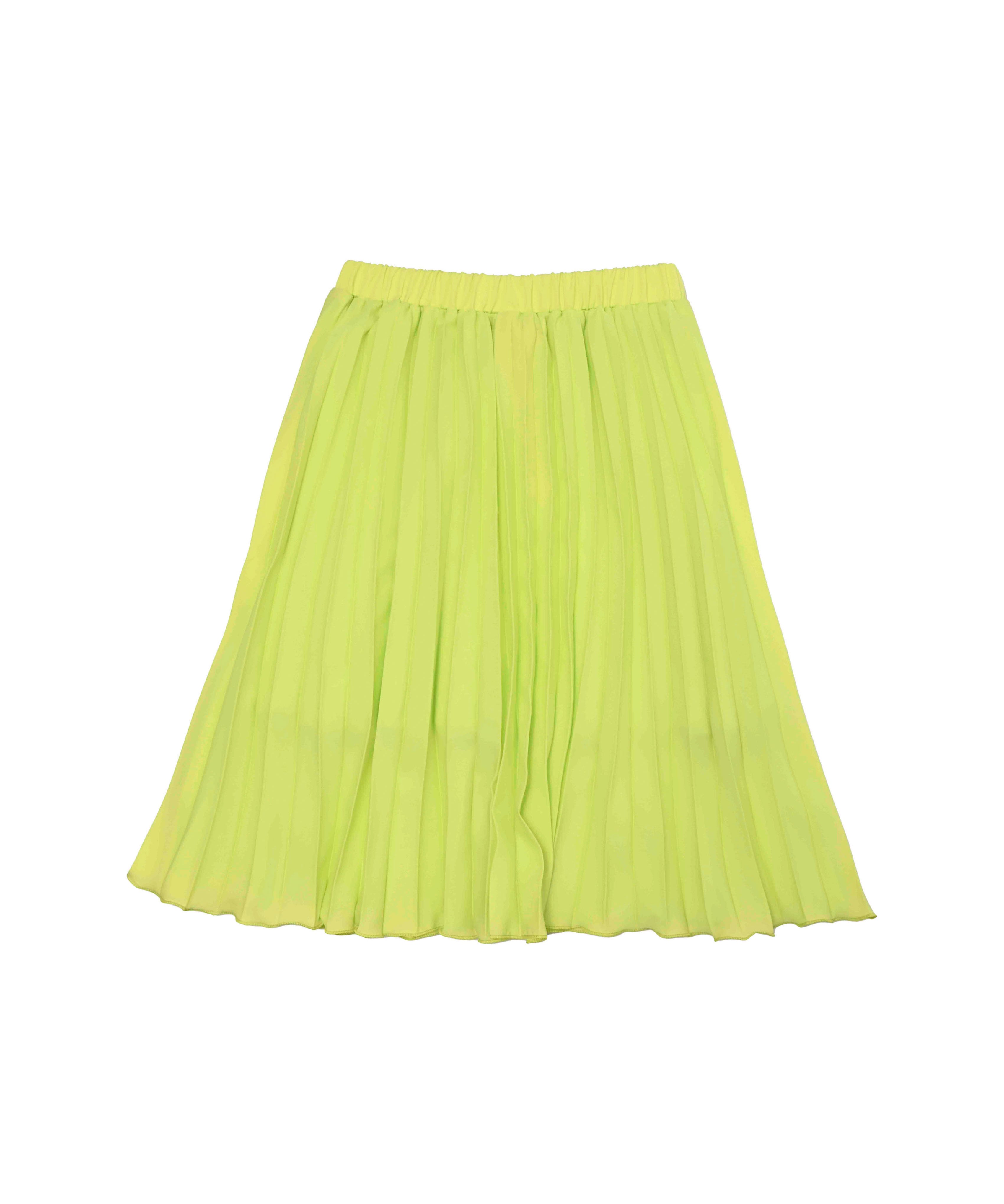 Vicolo Kids Gonna Midi Lime per Bambine