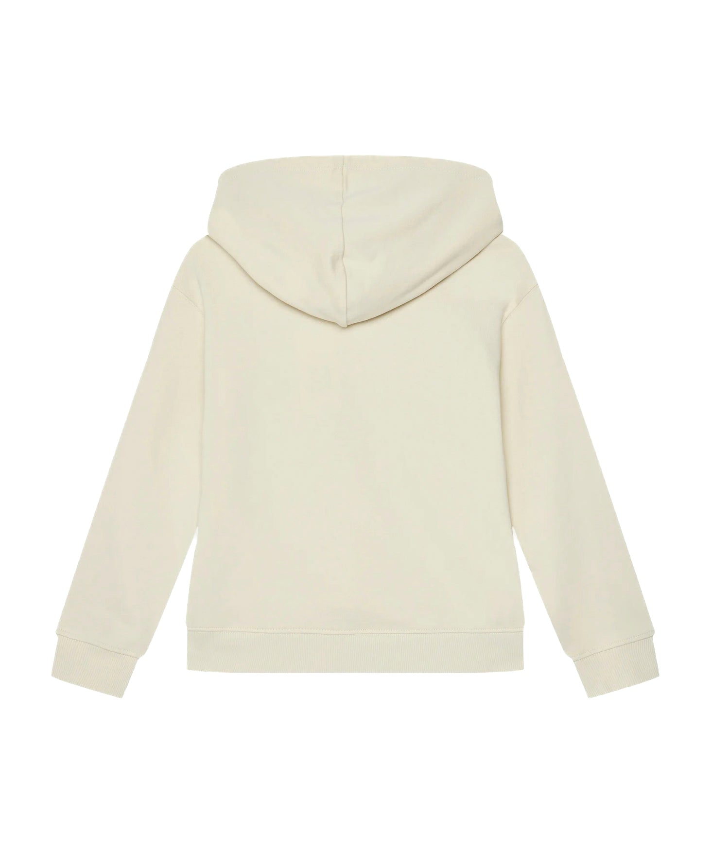 Calvin Klein Kids Felpa con Cappuccio Beige con CK per Bambini