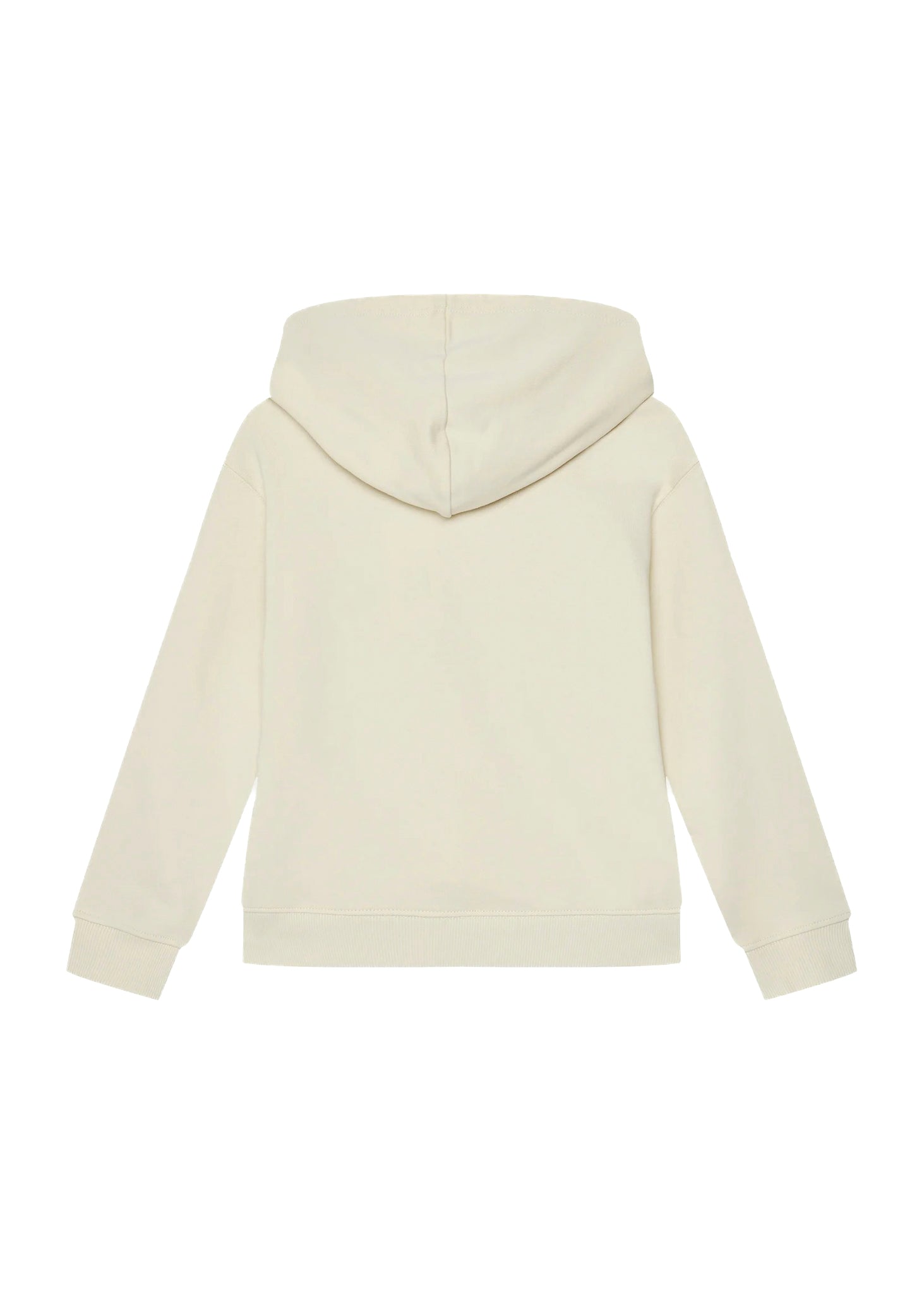 Calvin Klein Kids Felpa con Cappuccio Beige con CK per Bambini