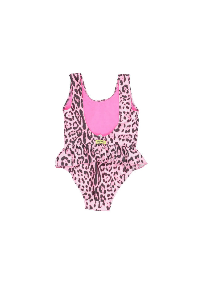 4GIVENESS Costume Monokini Fantasia Maculata Rosa per Neonate